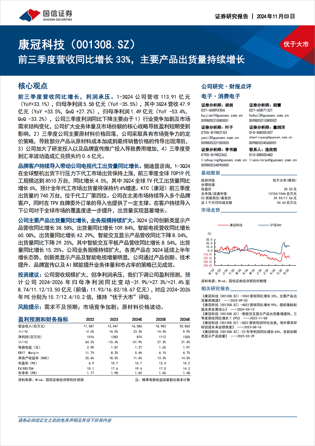 康冠科技资讯股吧论坛(康冠科技11月28日主力流入新)下载